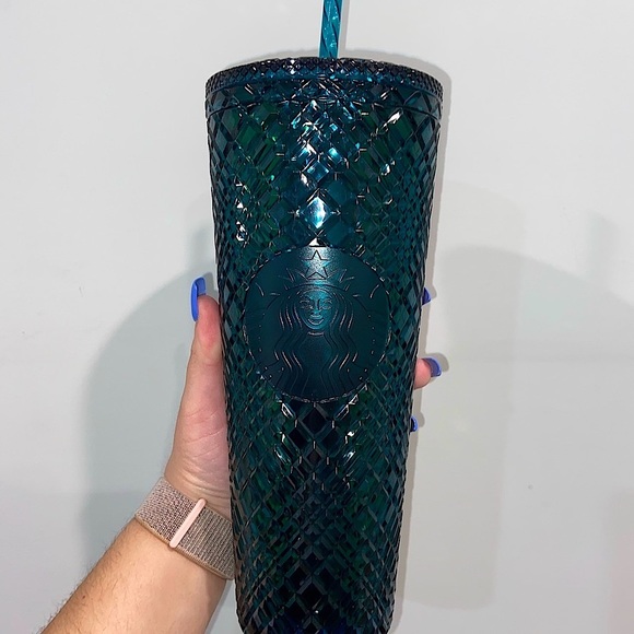 NWT Starbucks Emerald Green Holiday 2021 Venti Tumbler